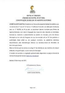 miniatura de Edital n.º 69-2025 – Bolsas Agentes Eleitorais