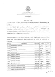miniatura de Edital nº 62