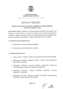 miniatura de Edital nº 63