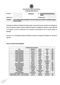 miniatura de 33 – DOM-DAF-DICONT-SERGEP 56-2025 – Hasta Pública para venda de viaturas usadas