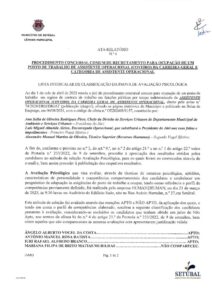 miniatura de Ata n.º 4 – Lista Intercalar de Classificação da prova de Avaliação Psicológica do PCC_AO (Coveiro)