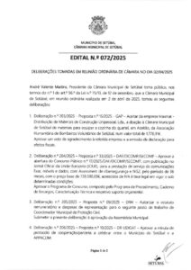 miniatura de Edital nº 72