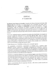 miniatura de Edital nº 74