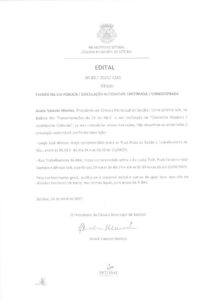 miniatura de Edital nº 89