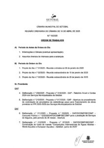 miniatura de Ordem de Trabalhos