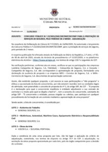 miniatura de 06-DAF-DICOMP-SECOMP 92-2025 – CP23-2025-Serviços de Seguros