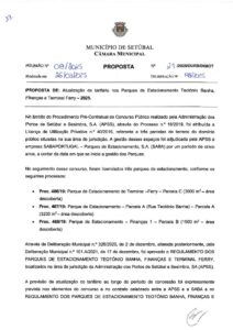 miniatura de 33-DURB-DIMOT 21-2025-Atualização de tarifário nos Parques de Estacionamento Teotónio Banha, Finanças e Terminal Ferry