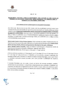 miniatura de Ata n.º 22 – Lista Unitária AP