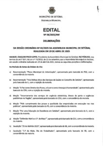 miniatura de Edital 06-2025-AM – Deliberações da Sessão Ord. 29.Abril.2025