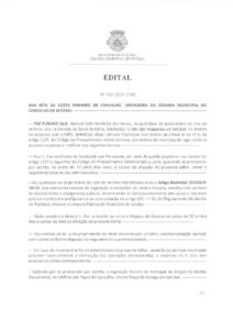 miniatura de Edital nº 102