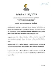 miniatura de Edital nº 110