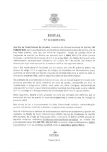 miniatura de Edital nº 121