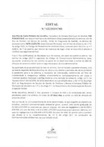 miniatura de Edital nº 122