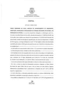 miniatura de Edital º 113