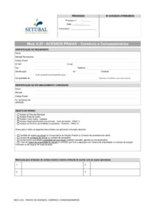 miniatura de MOD 6.25. Formulario acesso praias_ Comercio Concessionarios