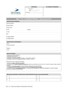 miniatura de MOD 7.25. Formulario acesso praias_ Empresas de AT