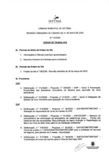 miniatura de Ordem de trabalhos