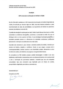 miniatura de Saudação-165º aniversário da Elevação de Setúbal a Cidade (PSD)