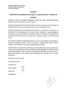 miniatura de Saudação-Aniversário Questão de Equilíbrio-PS