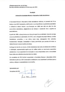 miniatura de Saudação – Aniversário Sociedade Musical e Recreativa União Setubalense (PSD)