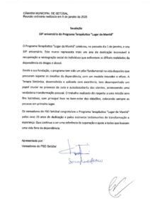miniatura de Saudação – Aniversário do Programa Terapêutico Lugar da Manhã-PSD