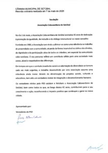 miniatura de Saudação – Associação Caboverdiana de Setúbal (PSD)