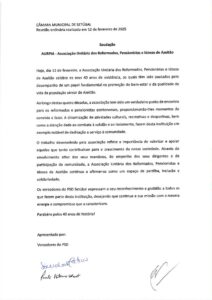 miniatura de Saudação – Associação Unitária dos Reformados Pensionistas e Idosos de Azeitão-PSD