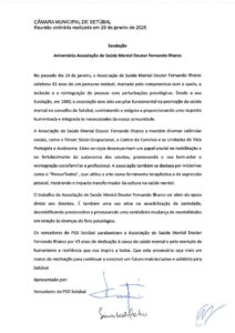 miniatura de Saudação – Associação de Saúde Mental Doutor Fernando Ilharco (PSD)