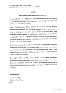 miniatura de Saudação – Clube Cultural, Desportivo e Recreativo das Curvas (PSD)