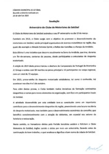 miniatura de Saudação-Clube de Motorismo de Setúbal (PS)