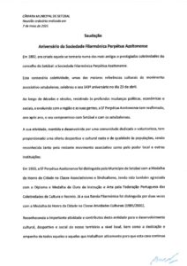 miniatura de Saudação – SF Perpétua Azeitonense (PS)