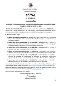 miniatura de 00-Edital 08-2025-AM – Deliberações da Sessão Extraord. 30.Maio.2025