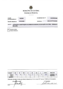 miniatura de 04-Delib. 23-2025-AM_Delib.CM 325-2025-Alteração à constituição Conselho Municipal Educação 2021-2025
