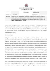 miniatura de 10-DAF 106-2025 – Isenção de IMT prédio com o Artigo Matricial 3397, Fração U da UFS