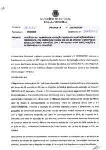 miniatura de 12-DAF 108-2025 – Isenção de IMT prédio com o Artigo Matricial 11652, Fração R de São Sebastião