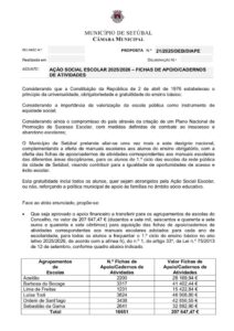 miniatura de 18-DEB-DIAPE 21-2025 – Ação Social Escolar – Cadernos de Apoio 2025.2026