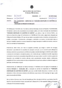 miniatura de 24-DOM 25-2025 – Empreitada de conceção-construção do Auditório de Azeitão