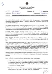 miniatura de 32-DURB 81-2025 – Regulamento Municipal de Edificação e Urbanização do Município de Setúbal