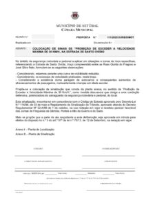 miniatura de 37-DURB-DIMOT 111-2025 – Colocação Sinais-Proibição de Exceder a Velocidade Máxima de 30 kmh -Estrada de Santo Ovídio