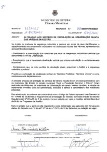 miniatura de 39-DURB-DIMOT 88-2025-Alteração sentido circulação na Quintas da Várzea-Azeitão