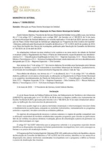 miniatura de Alteração por Adaptação do Plano Diretor Municipal de Setúbal