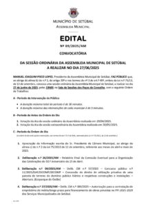 miniatura de Edital 09-2025-AM – Sessão Ordinária 27 de junho de 2025