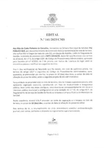 miniatura de Edital nº 141