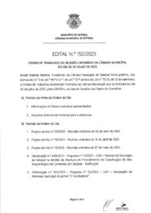 miniatura de Edital nº 152