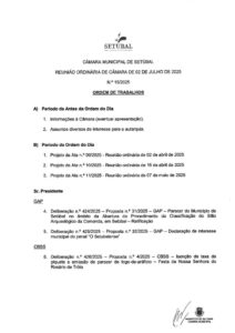 miniatura de Ordem de Trabalhos