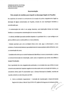 miniatura de Recomendação – Descargas ilegais Poçoilos (PS)