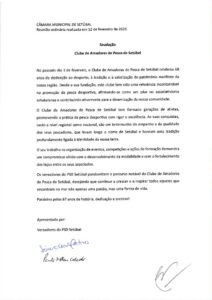 miniatura de Saudação – Clube de Amadores de Pesca de Setúbal-PSD