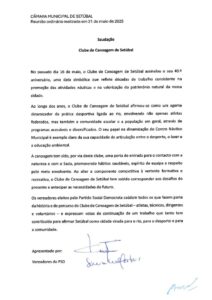 miniatura de Saudação – Clube de Canoagem de Setúbal (PSD)