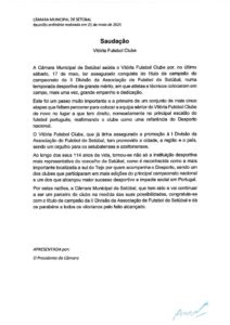 miniatura de Saudação – Vitória Futebol Clube (CDU)