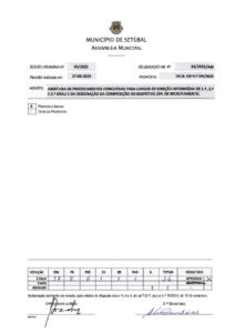 miniatura de 10-Delib. 33-2025-AM_Delib. CM 398-2025_Procedimentos concursais para dirigentes e composição juri
